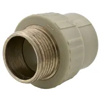 Муфта полипропиленовая 32x1"Н стальная закладная                                                    
