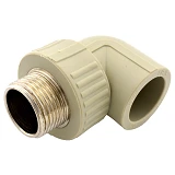 Угол полипропиленовый 25x3/4"Н стальная закладная