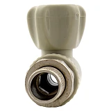 Кран радиаторный KLD PPR прямой 25х3/4"Н