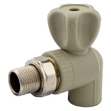 Кран радиаторный KLD PPR угловой 25х3/4"Н