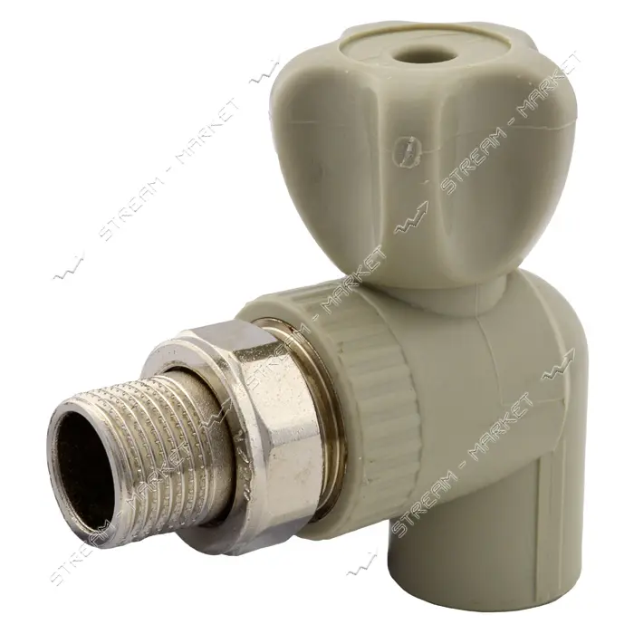 Кран радиаторный KLD PPR угловой 25х3/4"Н
