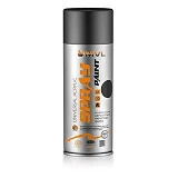 Аэрозольная краска-эмаль MVL Spray Paint 9005 400мл черная матовая