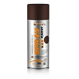 Аэрозольная краска-эмаль MVL Spray Paint 8017 400мл темно-коричневая                                