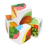 Игрушка ТехноК кубики овощи арт 1349 (8x8x4 см)                                                     