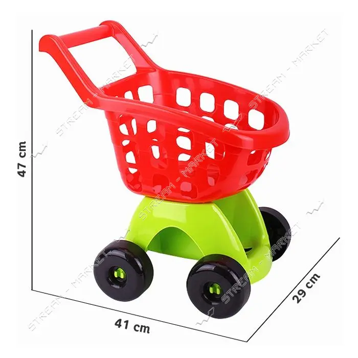 Игрушка Тележка для супермаркета ТехноК арт 8232 (41 х 29 х 47 см)