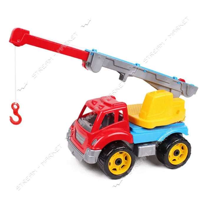 Игрушка ТехноК Автокран арт 4562 (36х21х20см)                                                       