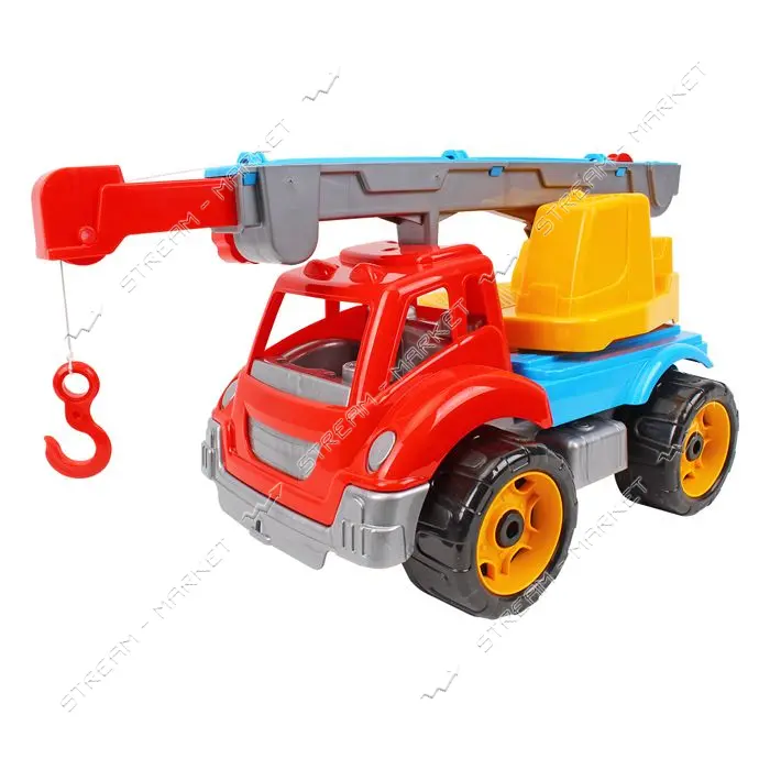 Игрушка ТехноК Автокран арт 4562 (36х21х20см)                                                       