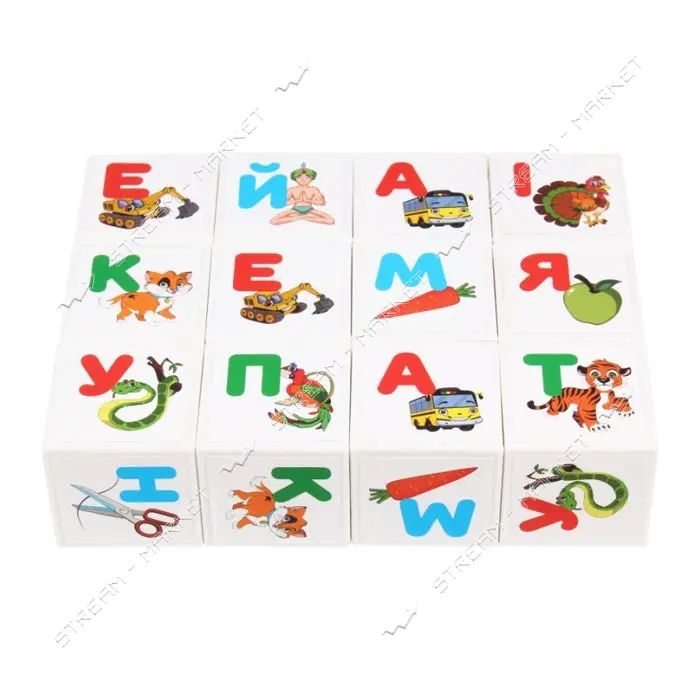 Игрушка ТехноК кубики абетка арт 0212 (16.5x12.5x4 см)