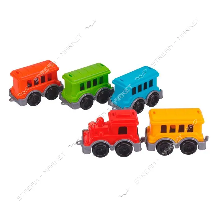 Игрушка поезд мини ТехноК арт 9116 (26х10х15,5 см)                                                  