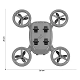Игрушка квадрокоптер ТехноК арт 7990 (26х25х11см)