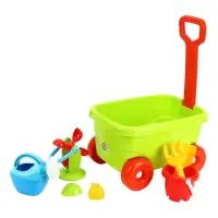 Игрушка набор ТехноК для игры с песком и водой в тележке арт 1409 (38х28х22см)