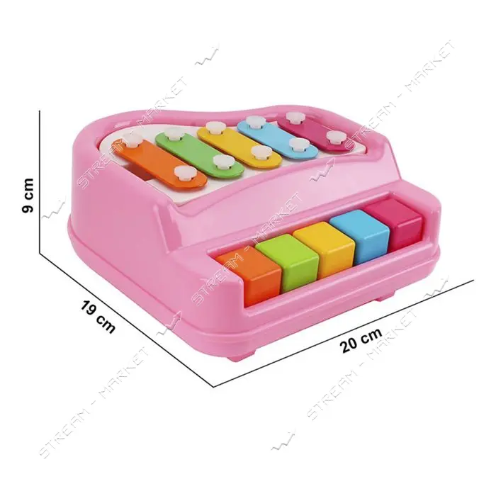 Игрушка ксилофон-фортепиано ТехноК арт 7907 (21х20х10.2см)