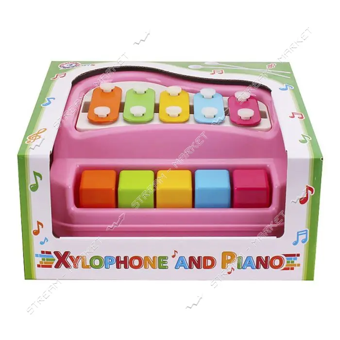 Игрушка ксилофон-фортепиано ТехноК арт 7907 (21х20х10.2см)