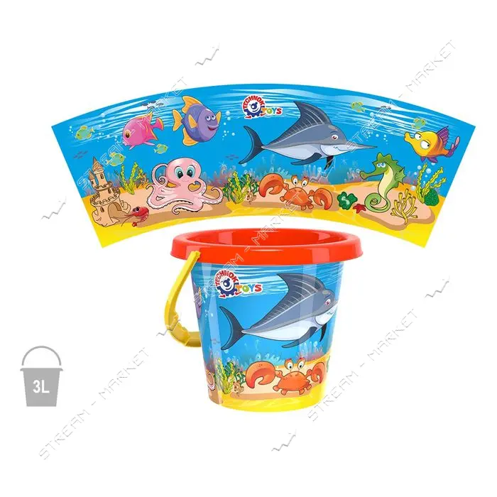 Игрушка набор песочный 4 ТехноК арт 0090 (30x25x24см)                                               
