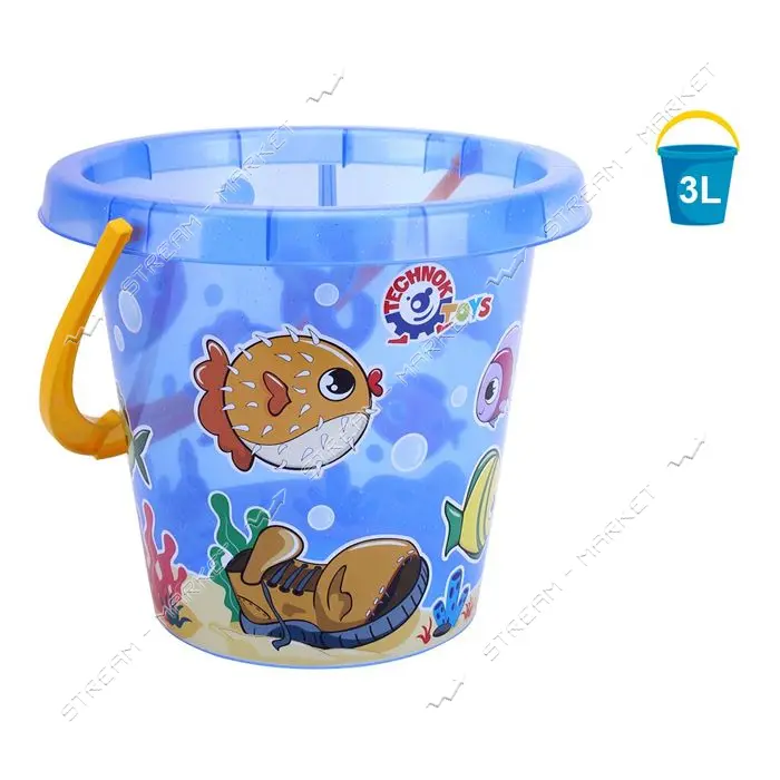 Игрушка ведерко ТехноК арт 8164 (21х18х13.2см)