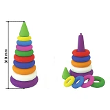 Игрушка пирамидка ТехноК выдувная арт 2360 (31x15x15см)