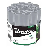 Бордюр садовый Bradas OBFLGY 0925 волнистый 25смх9м светло-серый                                    