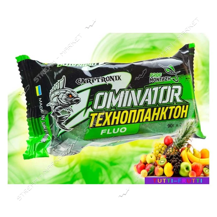 Технопланктон DOMINATOR FLUORO 2х90г Tutti-Frutti                                                   