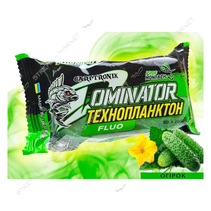 Технопланктон DOMINATOR FLUORO 2х90г Огурец