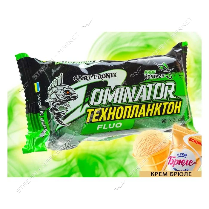 Технопланктон DOMINATOR FLUORO 2х90г Крем Брюле