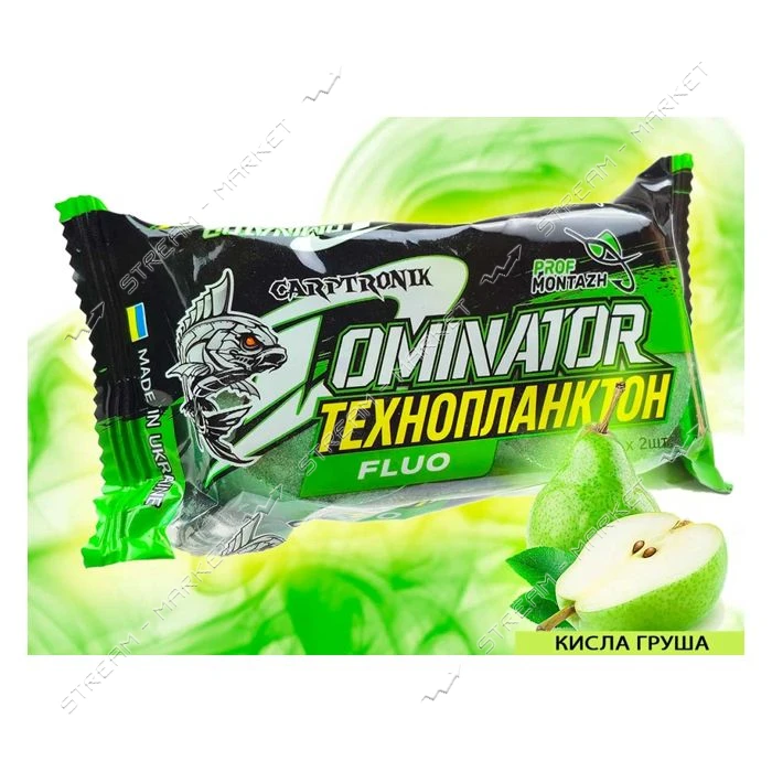 Технопланктон DOMINATOR FLUORO 2х90г Кислая Груша                                                   