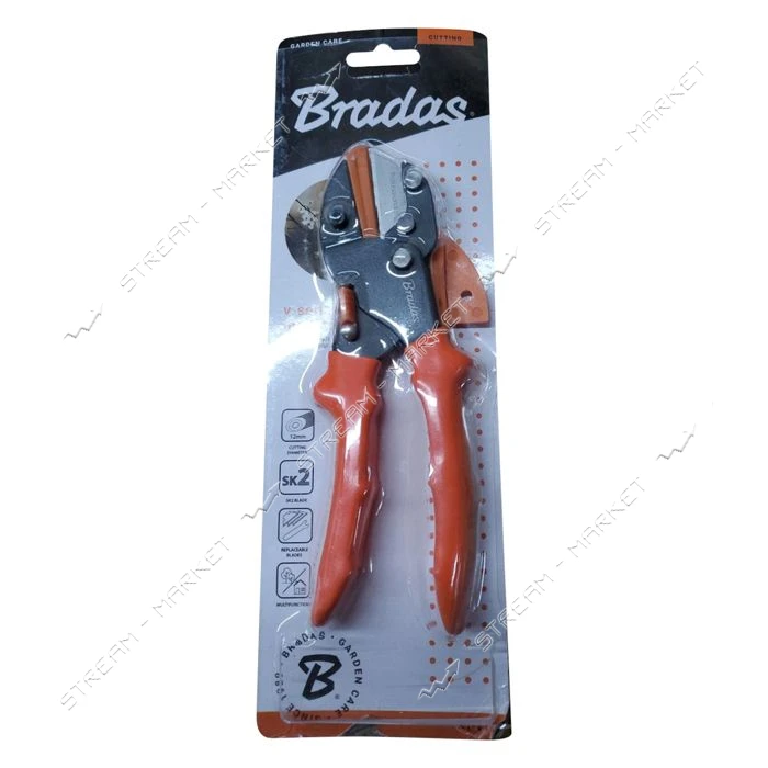 УЦЕНКА! Секатор садовый Bradas KT-V1 многофункциональный MULTI TOOLS V-SERIES сталь SK2 200мм