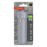 Портативный фонарик светодиодный Titanum TLF-T17 50Lm Gray