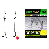 Карповый поводок с иглой Bait Spike Rigs 8 L12см 3шт