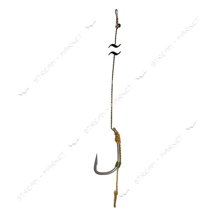Карповый поводок X-Strong Carp 25LB 11.5кг L8см Hook 8 3шт                                          