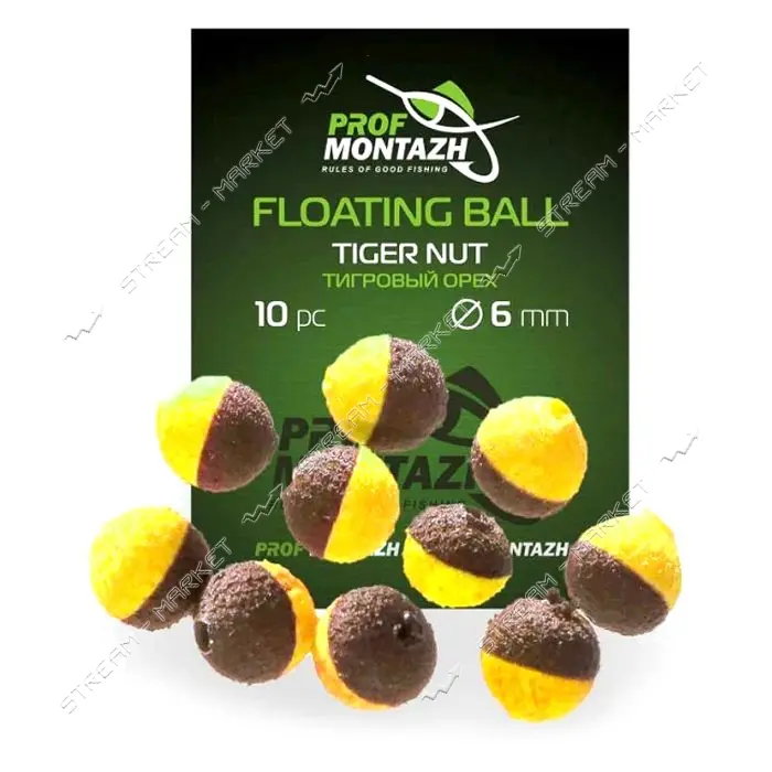 Насадка Floating Ball Тигровый орех Tiger nut 6мм 10шт                                              