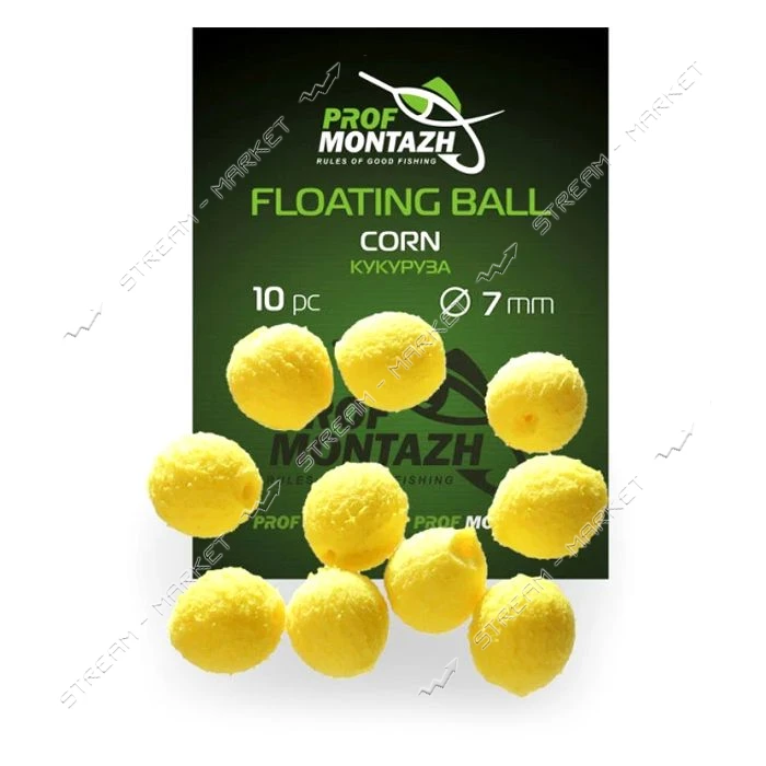 Насадка Floating Ball Кукуруза Corn 7мм 10шт                                                        