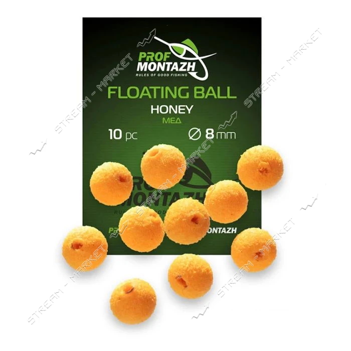 Насадка Floating Ball Мед Honey 8мм 10шт                                                            