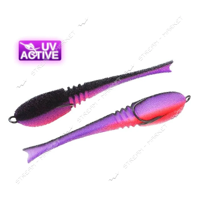 Поролоновая рыбка Dancing Fish 4" Reverse Tail 704 5шт