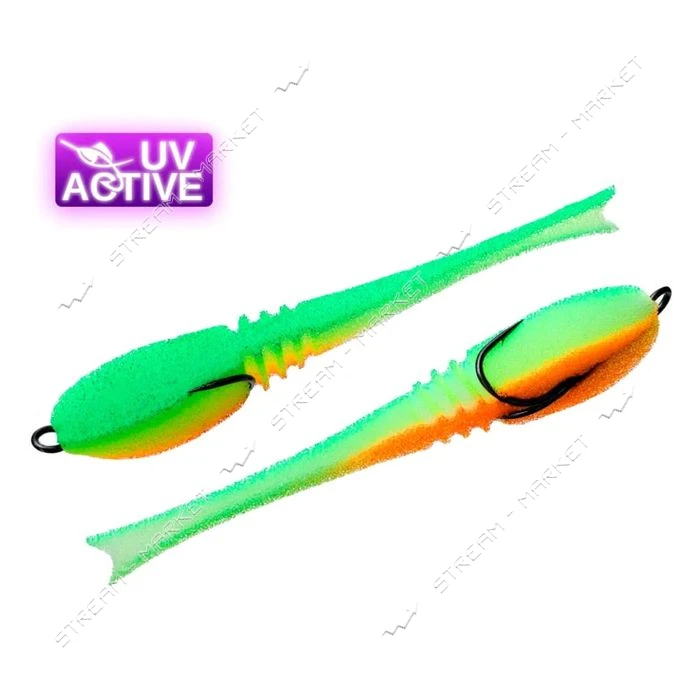 Поролоновая рыбка Dancing Fish 4" Reverse Tail 706 5шт