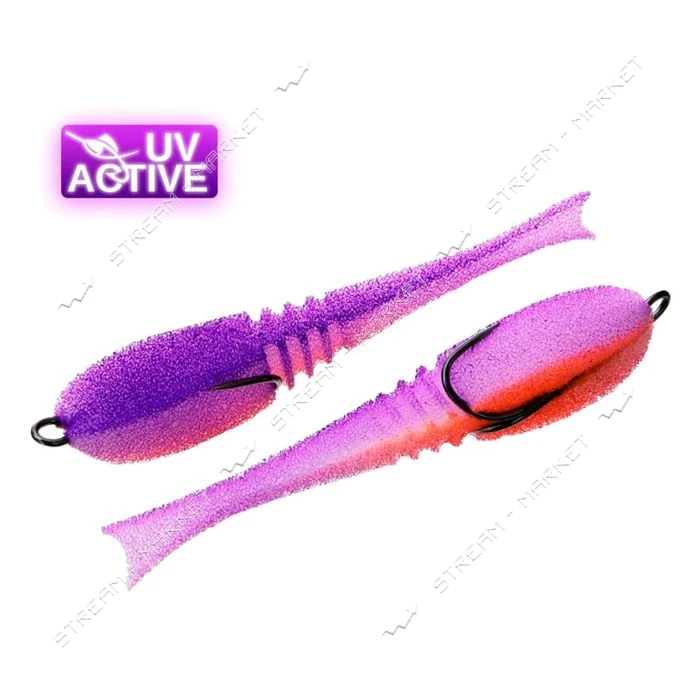 Поролоновая рыбка Dancing Fish 4" Reverse Tail 713 5шт