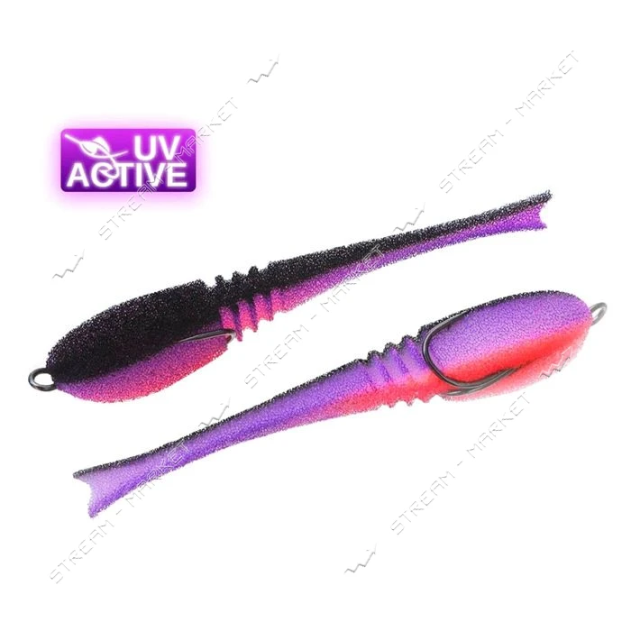 Поролоновая рыбка Dancing Fish 3.5" Reverse Tail 804 5шт                                            