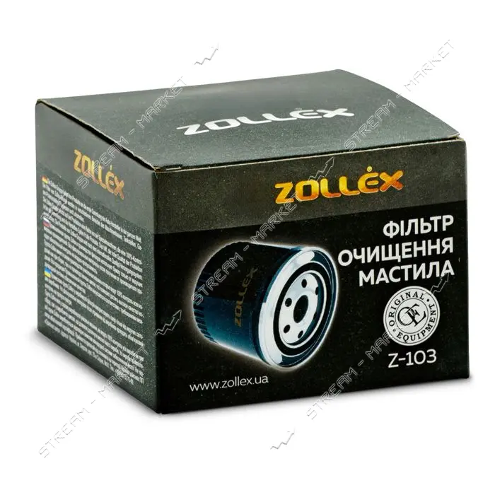 Фильтр масляный Zollex Z-103 WL7168 ВАЗ 2108-09                                                     