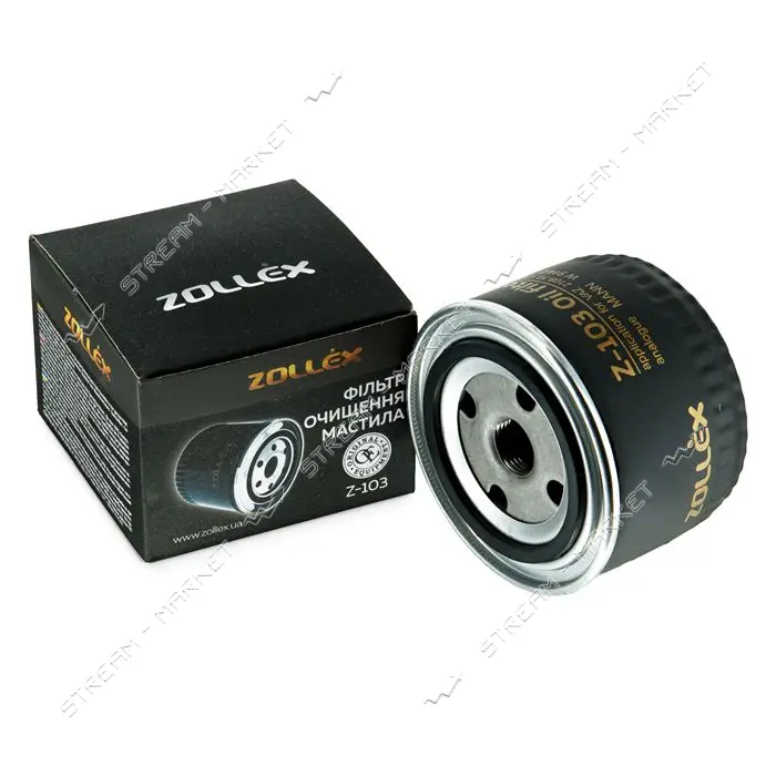 Фильтр масляный Zollex Z-103 WL7168 ВАЗ 2108-09                                                     