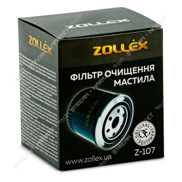 Фильтр масляный Zollex Z-107 WL7117 Волга 406 дв