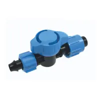 Presto-PS 31216 ( 30217 ) Кран стартовый с поджимом для капельной ленты 16 мм (кратно упаковке 50шт)