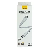 Кабель Aspor A083 Silicone Type-C to Type-C 100W 1м белый