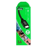 Кабель Jokade JA022 FC Silicone Type-C 5A 1м черный                                                 