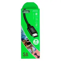 Кабель Jokade JA022 FC Silicone Type-C 5A 1м черный                                                 