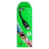 Кабель Jokade JA022 Lightning 3A 1м Silicone черный                                                 