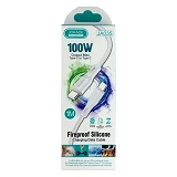 Кабель Jokade JA035 Type-C to Type-C 100W 1м Silicone белый                                         