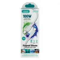 Кабель Jokade JA035 Type-C to Type-C 100W 1м Silicone белый                                         