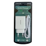 Сетевое зарядное устройство Jokade JB050 QC 3.0 18W USB-A плюс USB Lightning белый                  
