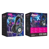 Наушники Jokade проводные накладные с микрофоном JD053 RGB Colored черный                           