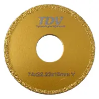Фреза алмазная TDV вакуумного спекания фрезерования 70мм 15мм 22.2                                  