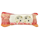 Колодка Sokol 2000 2 гнезда c заземлением                                                           